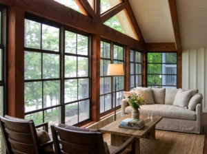 Enjoy more of the fall season with ViewFlex porch walls that add comfort and protection to your outdoor space.