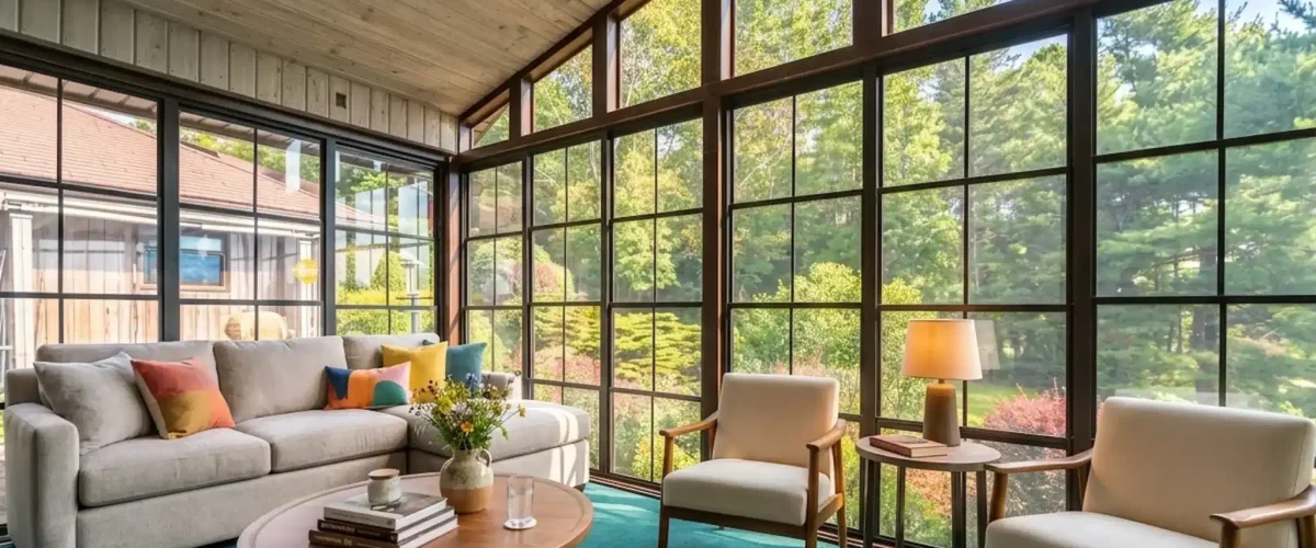 Stay cool and enjoy more time outdoors with ViewFlex vinyl porch enclosures.