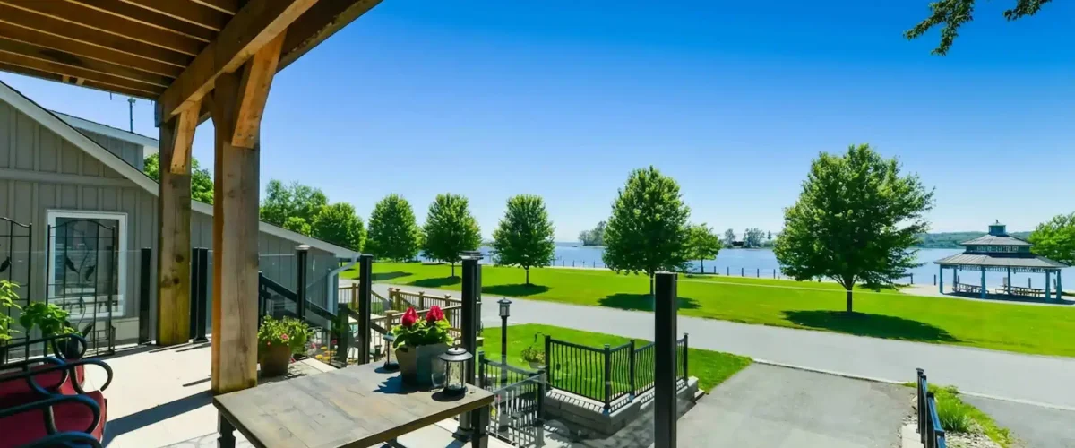 Upgrade your outdoor living space with sleek topless glass railings.