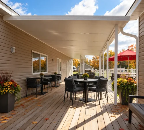 Get your Central Ohio patio cover ready for cooler fall days and enjoy your outdoor space longer.