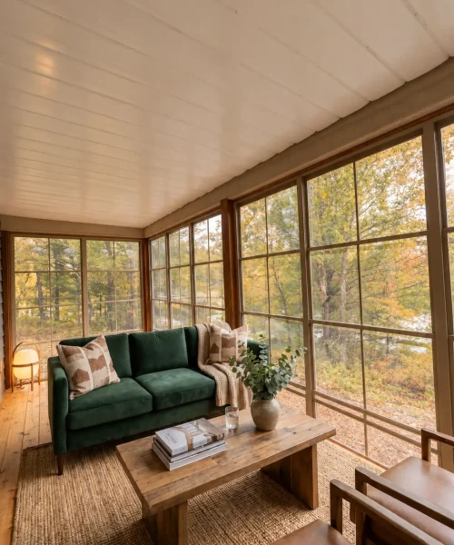 Enjoy more of the fall season with ViewFlex porch walls that add comfort and protection to your outdoor space.
