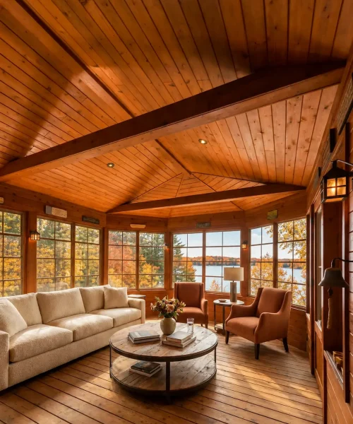 Enjoy more of the fall season with ViewFlex porch walls that add comfort and protection to your outdoor space.